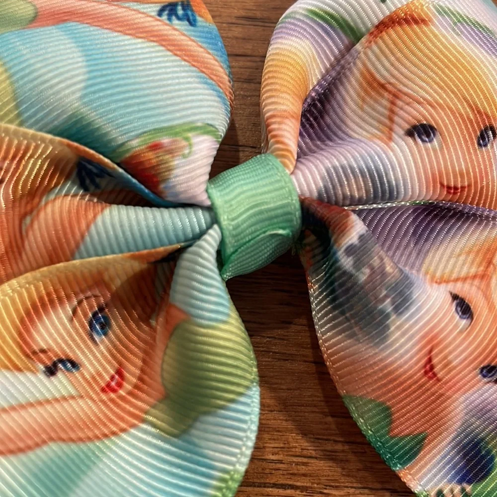 Tinker Bell Bow Alligator Clip